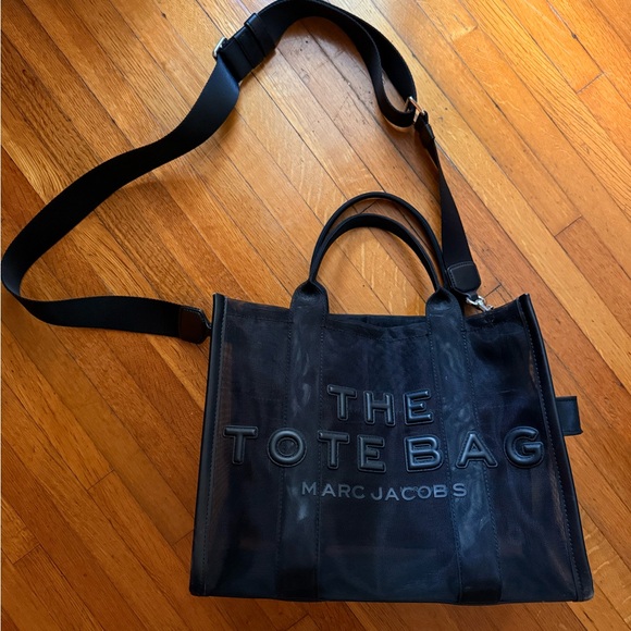 Marc Jacobs • Black Mesh Tote Bag - Picture 2 of 8